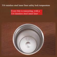 A 316 Stainless Steel Insulated Coffee Cup, Simple And Suitable For Portable Use, With A Portable Drawstring For Easy Access - 黑色 - 查看 3