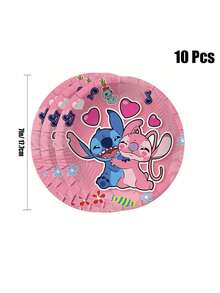 Mesuca Disposable Party Tableware Set, Disposable Picnic Tableware Set, Wedding Birthday Party Supplies Set, Suitable For Parties, Birthdays, Weddings, Animal Theme Celebrations, Back To School Season And Christmas Parties - Multicolor - View 8