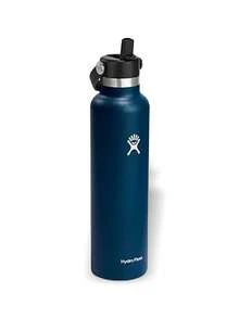 Hydro Flask Water Bottle Leakproof Durable Easy To Clean Solid Versatile Daily Sports Outdoor Travel School Office One Size Navy S24FS464 - Dark Blue - View 2
