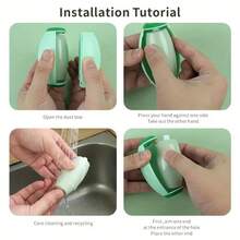 Washable Lint Roller - Reusable, Portable, Mini Travel Size For Clothes, Furniture & Pet Hair Removal (New Green Design) - Màu xanh Bạc hà - Xem 10