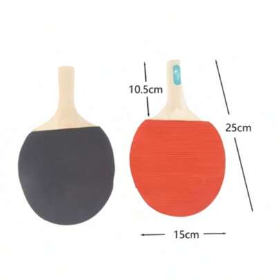Table Tennis Rackets, 2 Pieces Set, Comfortable & Durable, Suitable For Beginners, Students, Adults & Kids