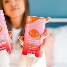 Lume Whole Body Deodorant And Soap - 2.6 Ounce Smooth Solid Stick With 72 Hour Odor Control (Pack Of 2) And 5 Ounce Triple Milled Soap (Pack Of 2) - Aluminum And Baking Soda Free (Peony Rose) - ColorC - View 5