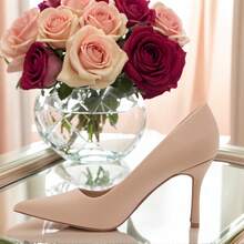 Women's – Closed Toe High Heels, Classic Pointed Toe Dress Shoes For Wedding, Office, Party & Work | Comfortable Formal HeelsHerstyle 3 Inch Stiletto Pumps For - 2022 Khỏa thân - Xem 4