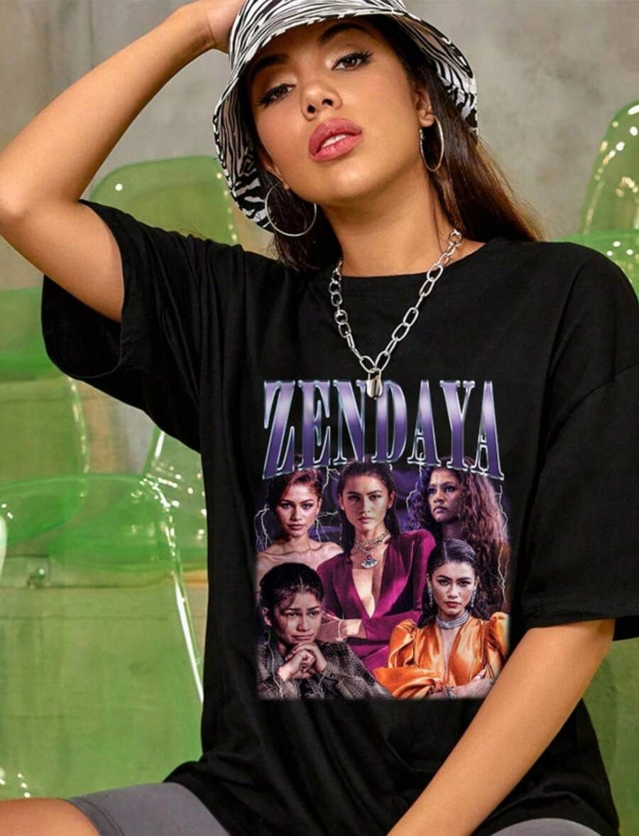 Retro T-Shirt - Sweatshirt, Hoodie, T-Shirt, Sweatshirt, Zen - Black - View 1