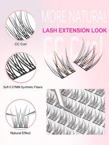 288pcs DIY False Eyelashes Set | Over 10 Styles, Includes Glue, Makeup Remover And Application Tools - Featuring False Eyelashes, Glue, Makeup Remover, Tweezers And Brushes, Suitable For Both Professionals And Beginners, Easy To Use At Home, A Starter Kit For Beginners To Create Professional-Looking Lashes. - Nhiều màu - Xem 5