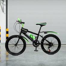 Children Mountain Bike, 20-Inch Adjustable Bike, Fitness Sports Bike, Suitable For Youth 1.3m To 1.5m Tall, Red/Green Mountain Bike. Designed For Rugged Terrain, Muddy Trails, Grassy Fields, Mountain Paths, Sandy Surfaces, And Wet Conditions. - 綠色 - 查看 7