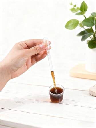 3ML Pipetas cuentagotas desechables de plástico graduadas, herramienta de transferencia de apretón transparente para resina epoxi DIY, aceites esenciales, experimentos científicos