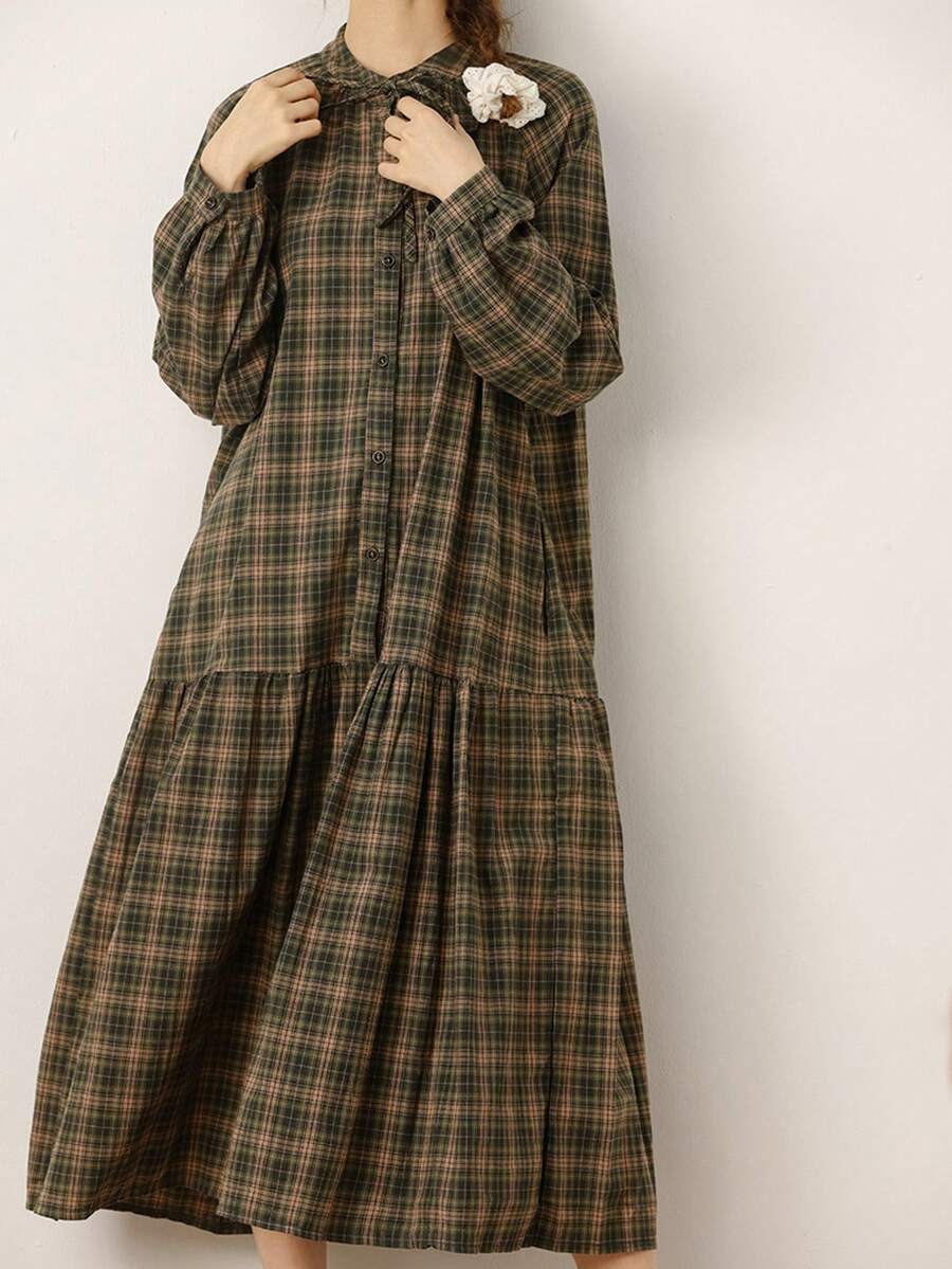 Women Long Dresses - màu xanh lá - Xem 1