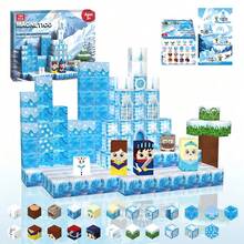 Bloques Magnéticos – Set de Construcción con Tema de Tierra de Hielo (100 Piezas) Juguete de montaje magnético, combina la educación Montessori y los conceptos STEM. Adecuado para niños de 3 años en adelante, preescolares y niños en etapa de guardería. Varios colores disponibles para satisfacer diferentes preferencias. - Blanco - Ver 9