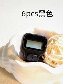1件/6件/12件/20件随机颜色新款指环计数器电子数字静音计数器响片男女适用，减压计数，念珠计数器 - 彩色 - 查看 21