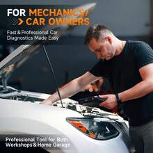 FOXWELL NT716 双向诊断工具，发动机/ABS/SRS/变速箱故障代码读取器，适用于所有车辆，专业技师工具，具备主动测试和9种重置功能，OBD2汽车诊断扫描仪，终身免费更新 - 盒裝 - 查看 10