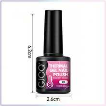 GJOQ 6PCS Cat Eye Gel Nail Polish 7ml 0.24 Ounce Latest Version Luminous Color Changing Suitable For LED Lamp Curing Free Magnet Stick Tear Resistant Smooth Shiny Bright 28 Days No Peeling Perfect For Home Parties Dances Must Have  Shiny Gold Color Ideal Gift For Christmas New Year To Family - 貓眼02 - 查看 2