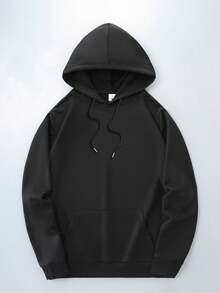 Chaqueta Con Capucha De Contraste Ángel Y Diablo Alado - Sudadera Gráfica Negra Y Blanca Con Bolsillos, Poliéster Ligero De Secado Rápido, Casual Para Otoño/Invierno Al Aire Libre, Regalo A Juego Para Parejas, Moda Avanzada, Ropa Temática De Pareja, Material Cómodo, Para Adultos - Negro/Mujer - Ver 2