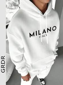 GRDR Men's Casual Loose Fit Hoodie Sweatshirt, Autumn/Winter