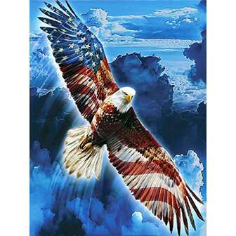 1 Pintura artesanal con bandera nacional y águila, que se puede usar como decoración de pared del hogar o como regalo