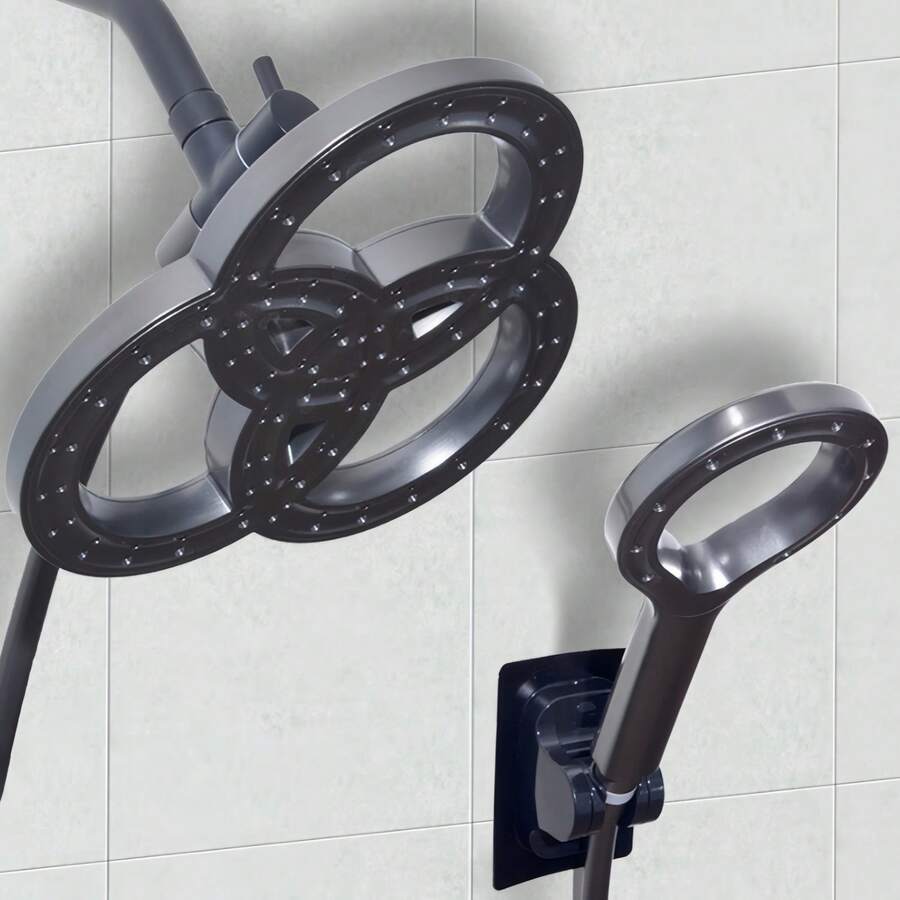 涡轮增压淋浴喷头套装升级版高压空心淋浴喷头多件套浴室浴室配件浴室工具