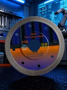 1 Piece Of Cutting Blade, With A Base Of 75 ° Manganese Steel, A Blade Head Composed Of High-Quality Rhinestone (Artificial Rhinestone) And Various Metal Alloys (Cobalt, Copper, Tin, Zinc, Etc.), And An External Protrusion Of Manganese Steel Plate, Which Serves To Achieve High-Speed Cutting Of The Saw Blade And Minimize The Swing Of The Blade Head! - Plywood - View 3