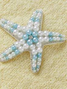 Women Y2k Knitted Mini Dress Slim Fitted Spaghetti Strap Cami Dress Beaded Starfish Scoop Neck Tassel Hem Bodycon Dress Beach Vacation Dress Clothes Outfit - 黃色 - 查看 6