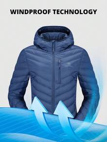 CAMEL CROWN Women's Lightweight Packable Down Jacket, Hooded Quilted Winter Coat With Front Pockets - Harbor Blue - View 5