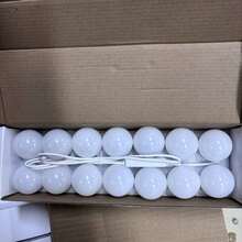 LED风格梳妆镜灯，配有8/12/10/14个可调节灯泡，颜色和亮度可调，USB供电，适用于梳妆台/衣柜（不含镜子）。USB梳妆镜灯，浴室梳妆台照明，LED壁灯。