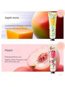 10pcs (Random New & Old Colors) Fruit & Plant Fragrance Hand Cream, Moisturizing, Nourishing, Prevent Dryness - Multicolor - View 2