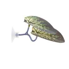 Simulated Lotus Leaves Frog Platform Habitat Suction Cup Artificial Leaf Betta Fish Rest Spawning Ornamental Plant Betta Fish Play Relax Hide Leaf - A - View 25
