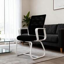 Black White + Metal + Mesh + Wood + Fabric