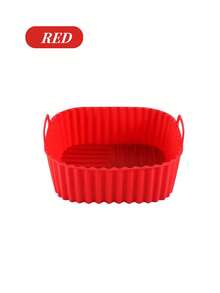 1/2 Packs Silicone Air Fryer Liner And Muffin Pan - Reusable Non-Stick Baking Pan With Cupcake/Square Molds, Suitable For Pressure Cooker/Air Fryer/Oven, Easy To Unmold And Clean - Multicolor - View 9