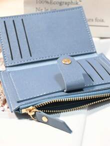 Personalized Women's Genuine Leather Wallet, Customizable With Birthday Floral Pattern And Name, Mother's Day Gift, Bridesmaid Gift, Christmas Gift, Valentine's Day Gift, Personalized Women's Folding Wallet, Women's Party Gift, Bridesmaid Gift, Holiday Gift