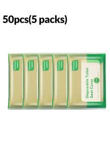 50/20/10 Stücke Einweg-Toilettendeckel, 7,62x12,7 cm, wasserdichte Papier-Schutzkissen, tragbare Verpackung für öffentliche Toiletten, Flugzeuge, Camping, Valentinstag, Frauentag, Muttertag, Weihnachten, Halloween - Verschiedenfarbig - Übersicht 7