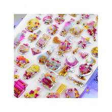 12pcs Shiny Sequin Sticker Set: Cute Shiny Stickers With Fashion Makeup, Heart And Fantasy Themes, Suitable For Diaries, Scrapbooks, DIY Crafts, Phone Cases And Stationery Decoration, Colorful Glitter Stickers To Inspire Adult Creativity, Decorate And Beautify, Also Can Be Used As Adorable Fun Decorative Stickers On Water Bottles, Toys, Refrigerators And Phones - 3D Embossed Stickers - View 8