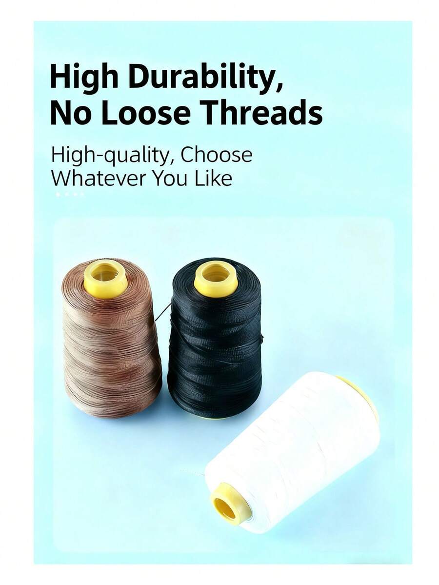 خيط إصلاح الأحذية عالي القوة من البوليستر، مناسب لنسج التنانير، شباك الصيد، البناء، إصلاح الإطارات