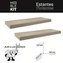 MOBLEKIT Wall Shelves - Madera Set 2 - View 3