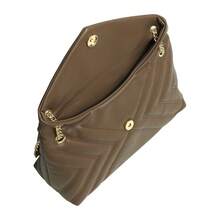 Cavalli Class Sac bandoulière femme avec bandoulière chaîne CCHB0196 Sacs à main pour femmes Sacs à main pour femmes Portefeuilles pour femmes - Taupe - Voir 2