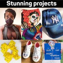 cgelaero Hotfix Rhinestones Applicator Kit, Bedazzler Kit With Rhinestones, Hot Fix Rhinestone Setter Tool Kit, Heat Fixed Machine Gun Set For Clothes Fabric Clothing Wood Cardstock Leather