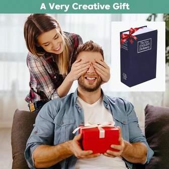 3-stelliges Zahlenschloss Buch Safe, Wörterbuch versteckter Safe, tragbarer Tresor für Bargeld, Schlüsselbox mit Passwort, Fake Buch Safe - Kleiner Safe mit Schloss - Unsichtbare Sicherheit - Ablenkungssafe - Geheimer Safe