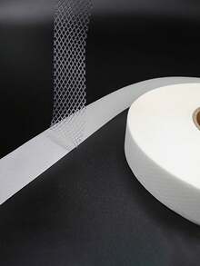 49.99米白色双面热熔胶带，防水热熔封边胶带，适用于DIY缝纫、窗帘和工艺品制作