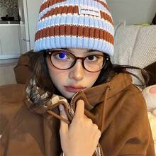 复古书呆子眼镜框，配蝴蝶结、豹纹和猫眼设计，女士款 - 無色 - 查看 2