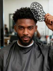 WANMEI Curly Hair Styling Brush,1PC Premium Curly Hair Styling Brush – Dual-Sided Twist Styling Comb With Soft Silicone Bristles For Men & Women – Manual Curling Twist Tool With Spiral Cavities For Defining Afro Curls, Coils & Waves – Gentle On Normal Hair, Washable & Durable Construction - Multicolor - View 3