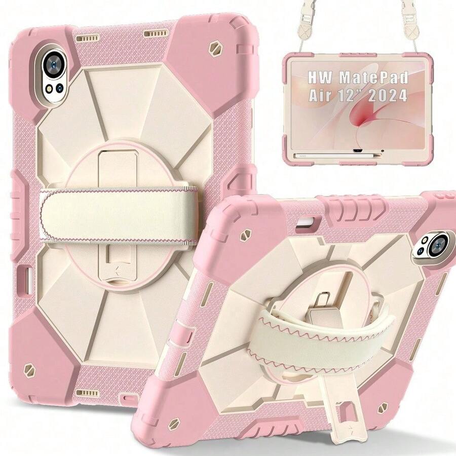 Camynra 适用于 Galaxy Tab A11/A11 Plus/S11/A9/A8/A7/S9/S10FE/S7/S8 /Matepad 11.5 2023/Pad 11.5 2024/SE 11/11.5s/Air 12/小米 Poco Pad /Pad Pro/Pad SE 8.7 PAD7/PAD7 PRO，以及 Idea TAB 11.0 TB-336/ Xiaoxin Pad11 2025 M11 2024 Tab One 8.7 英寸/K9 TB305FU 平板电脑的 360° 旋转支架保护套，带支架、防震、手柄和加厚硬壳。