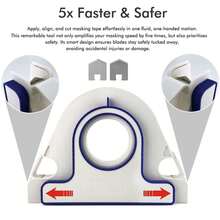 Professional Painter's Masking Tape Dispenser, Easy Grip, Lightweight, Portable, Suitable For Home And Industrial Use, Office Supplies, Tape Dispenser, Masking Tape Applicator Tool - Multicolor - View 8