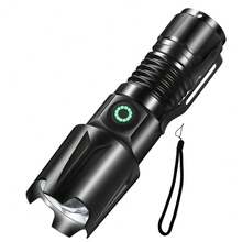 1pc Mini Flashlight, Aluminum Alloy LED Bright Lighting Torch, Small Flashlight Gift - Multicolor - View 8