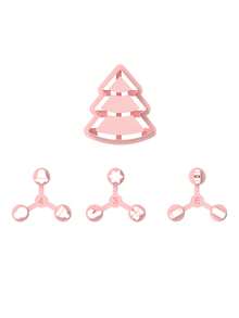 Christmas Clay Cutters, Christmas Tree Gifts Shape Polymer Clay Cutters Kit For DIY Jewelry Making, Perfect For Handmade Earrings And Christmas Decorations, No Power Needed