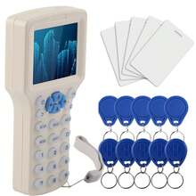 Multi Frequency Identification RFID ID Card Access Control Copy  Reader Kit - Blanco - Ver 3