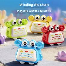 Mechanical Wind-Up Crab Doll - Trending Novelty Doll, Funny Stress Relief, Classic Retro Gift For Men & Women, Walking Crab Plush - Multicolor - View 5