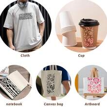 16pcs Reusable Leaf & Floral Pattern Template, 8.7 X 4.1 Inch Craft Painting Texture Template Background Template For DIY Card, Scrapbooking, Furniture, Paper - 16 Floral and Plant Texture Templates - View 9