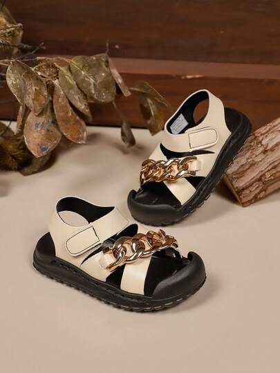 Fashionable Casual Toddler Boys Girls Roman Sandals, New Style Infant Flat Sandals, Versatile & Comfortable For Outdoor Wear