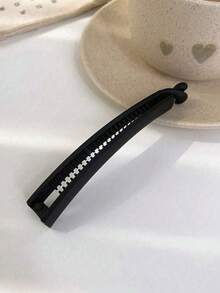 Neue hochwertige Bananen-Haarspange für vertikalen Pferdeschwanz, minimalistische nahtlose Haarspange für den Hinterkopf, Haarschmuck für Frauen, Valentinstag, Halloween, Haarstyling-Tool, Accessoire für lockiges Haar, Herbst, Reisen, Damenschmuck, Haarspangen - Verschiedenfarbig - Übersicht 8