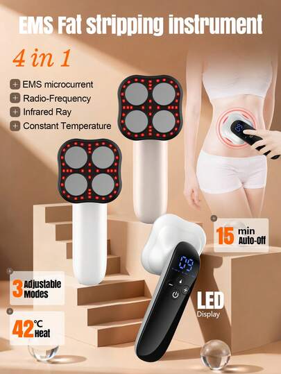 YTWO 2026款减肥按摩器，无线电动燃脂仪，42℃恒温按摩器，家用塑形美容仪，瘦身美容仪