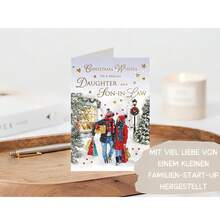 Warm Christmas Greeting Cards, Christmas Wishes For Daughters And Sons In Law, Heartwarming Christmas Greeting Cards, Family Emotional Transmission Christmas Cards, Christmas Cards, Holiday Creative Cards, Thank-You Cards With Envelopes, Christmas Greeting Cards, Blessing Cards, Blank Cards - Sets - View 3